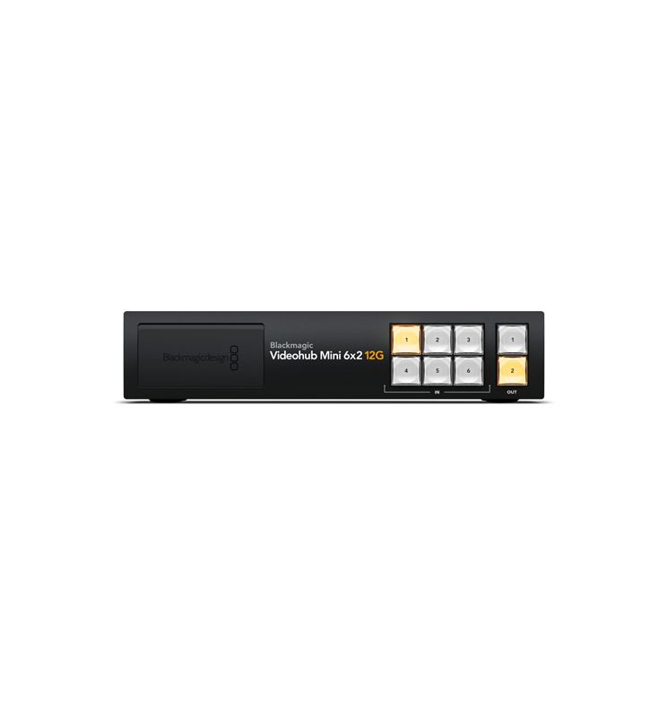 Videohub Mini 6x2 12G - Blackmagic