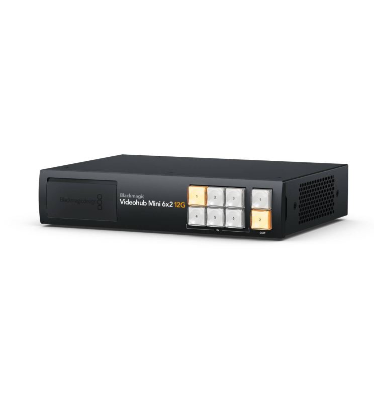 Videohub Mini 6x2 12G VHUBSMTI12G0602